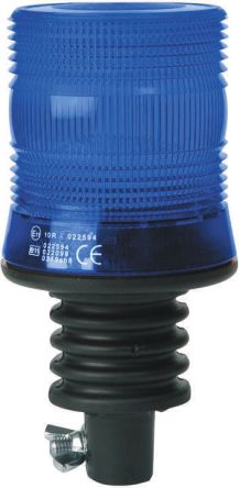 RS Pro 蓝色灯罩 氙 闪光 信号灯塔 XCB0402 B, 10 → 30 V 直流, 柔性 DIN
		