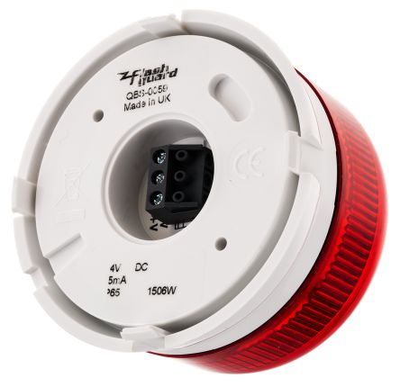 Klaxon Flashguard Xenon 系列 红色灯罩 LED 闪光 信号灯塔 QBS-0059, 24 V 直流, 表面安装
Klaxon Flashguard Xenon 系列 红色灯罩 LED 闪光 信号灯塔 QBS-0059, 24 V 直流, 表面安装