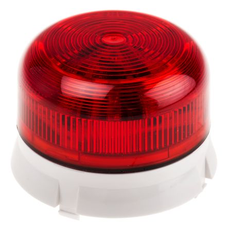 Klaxon Flashguard Xenon 系列 红色灯罩 LED 闪光 信号灯塔 QBS-0059, 24 V 直流, 表面安装
Klaxon Flashguard Xenon 系列 红色灯罩 LED 闪光 信号灯塔 QBS-0059, 24 V 直流, 表面安装