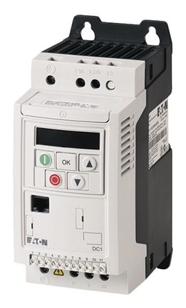 Eaton PowerXL DC1 系列 IP20 0.75 kW 变频器驱动, 0 → 500Hz, 2.2 A, 400 V 交流
		