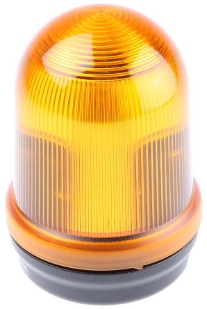 Werma 826 系列 黄色灯罩 白炽, 稳定灯光 信号灯塔 82630000, 12 → 240 V 交流/直流, 表面安装
		