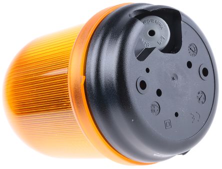 Werma 826 系列 黄色灯罩 白炽, 稳定灯光 信号灯塔 82630000, 12 → 240 V 交流/直流, 表面安装
		