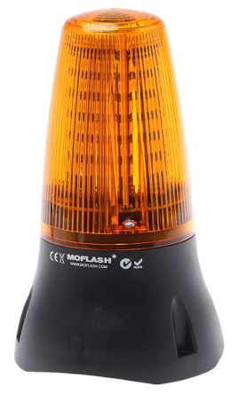 Moflash LEDA125 系列 黄色灯罩 闪光,静态 LED 信号灯塔 - 蜂鸣器组合, 蜂鸣器发声, 表面安装, 24 V 直流
Moflash LEDA125 系列 黄色灯罩 闪光,静态 LED 信号灯塔 - 蜂鸣器组合, 蜂鸣器发声, 表面安装, 24 V 直流