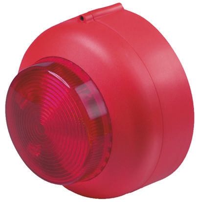 Cranford Controls VXB 系列 红色灯罩 LED 闪光 信号灯塔 VXB-SB-RB/RL, 20 → 35 V 直流, 表面安装
		