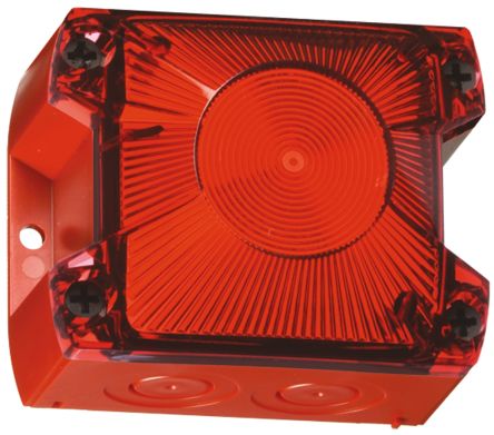 Pfannenberg PY X-S-05 系列 红色灯罩 氙 闪光 信号灯塔 21510105000, 230 V 交流, 面板安装
Pfannenberg PY X-S-05 系列 红色灯罩 氙 闪光 信号灯塔 21510105000, 230 V 交流, 面板安装