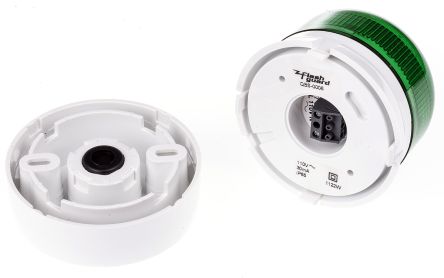 Klaxon Flashguard Xenon 系列 绿色灯罩 氙 闪光 信号灯塔 QBS-0006, 110 V 交流, 表面安装
Klaxon Flashguard Xenon 系列 绿色灯罩 氙 闪光 信号灯塔 QBS-0006, 110 V 交流, 表面安装