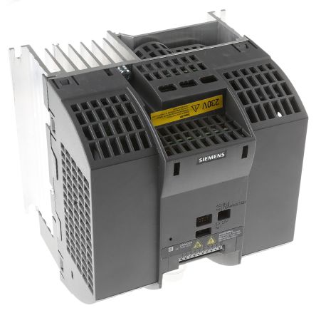 Siemens SINAMICS G110 系列 IP20 2.2 kW 变频器驱动, 0 → 550 Hz, 27.2 A, 200 → 240 V 交流
Siemens SINAMICS G110 系列 IP20 2.2 kW 变频器驱动, 0 → 550 Hz, 27.2 A, 200 → 240 V 交流