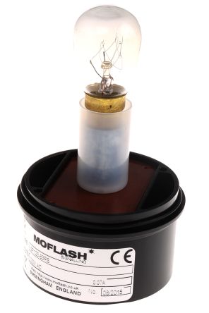Moflash SF 125 系列 不包含透镜灯罩 白炽, 稳定灯光 信号灯塔 SF125-83RS, 230 V 交流, 表面安装
		