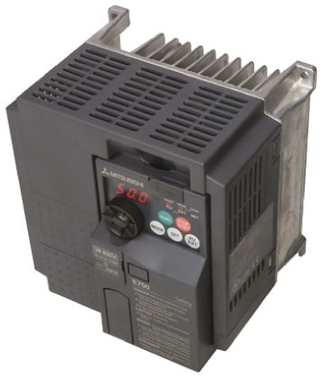 Mitsubishi FR-E740 系列 IP20 2.2 kW 变频器驱动, 0.2 → 400Hz, 6 A, 380 → 480 V 交流
Mitsubishi FR-E740 系列 IP20 2.2 kW 变频器驱动, 0.2 → 400Hz, 6 A, 380 → 480 V 交流