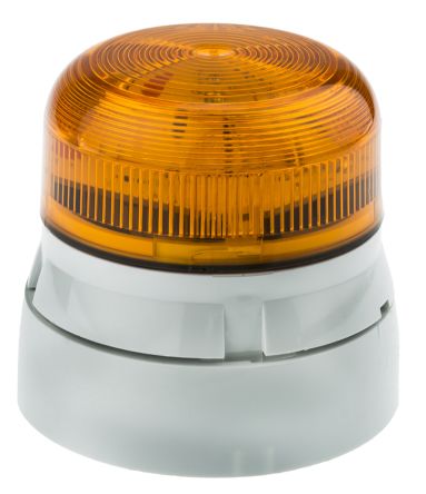 Klaxon Flashguard Xenon 系列 琥珀色灯罩 氙 闪光 信号灯塔 QBS-0003, 110 V 交流, 表面安装
Klaxon Flashguard Xenon 系列 琥珀色灯罩 氙 闪光 信号灯塔 QBS-0003, 110 V 交流, 表面安装