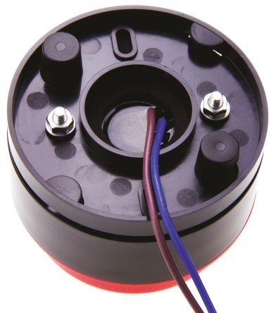 Moflash X 80 系列 红色灯罩 氙 闪光 信号灯塔 X80-04-02, 115 V 交流，230 V 交流, 表面安装
		