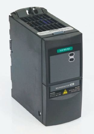 Siemens MICROMASTER 440 系列 IP20 3 千瓦 变频器驱动, 0 → 550 Hz, 10 A, 380 → 480 V 交流
Siemens MICROMASTER 440 系列 IP20 3 千瓦 变频器驱动, 0 → 550 Hz, 10 A, 380 → 480 V 交流