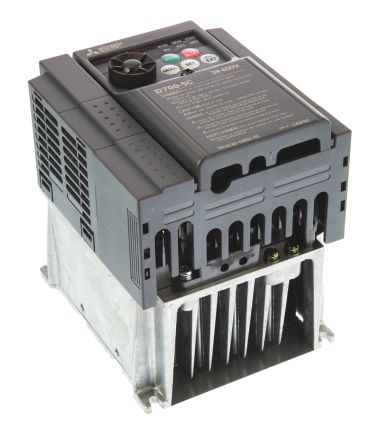 Mitsubishi FR-D740 系列 IP20 1.5 kW 变频器驱动, 0.2 → 400Hz, 3.6 A, 380 → 480 V 交流
Mitsubishi FR-D740 系列 IP20 1.5 kW 变频器驱动, 0.2 → 400Hz, 3.6 A, 380 → 480 V 交流