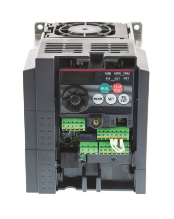 Mitsubishi FR-D740 系列 IP20 1.5 kW 变频器驱动, 0.2 → 400Hz, 3.6 A, 380 → 480 V 交流
Mitsubishi FR-D740 系列 IP20 1.5 kW 变频器驱动, 0.2 → 400Hz, 3.6 A, 380 → 480 V 交流