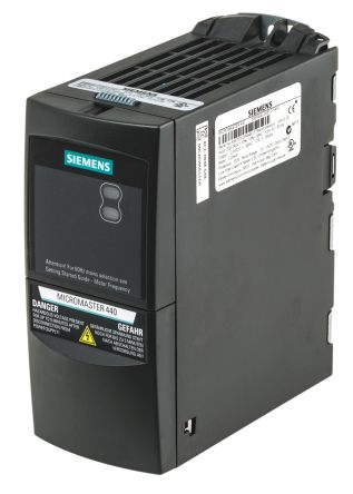 Siemens MICROMASTER 440 系列 IP20 0.25 kW 变频器驱动, 0 → 550 Hz, 3.2 A, 200 → 240 V 交流
Siemens MICROMASTER 440 系列 IP20 0.25 kW 变频器驱动, 0 → 550 Hz, 3.2 A, 200 → 240 V 交流