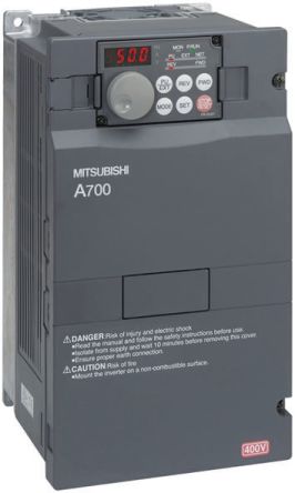 Mitsubishi FR-A740 系列 IP20 2.2 kW 变频器驱动, 0.5 → 400Hz, 6 A, 380 → 480 V 交流
		