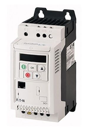 Eaton PowerXL DC1 系列 IP20 变频器驱动, 0 → 500Hz, 2.3 A, 200 → 240 V
Eaton PowerXL DC1 系列 IP20 变频器驱动, 0 → 500Hz, 2.3 A, 200 → 240 V