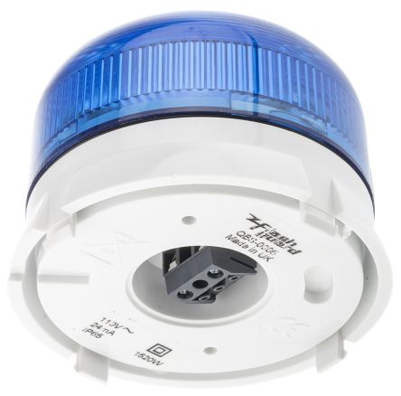 Klaxon Flashguard Xenon 系列 蓝色灯罩 氙 闪光 信号灯塔 QBS-0005, 110 V 交流, 表面安装
Klaxon Flashguard Xenon 系列 蓝色灯罩 氙 闪光 信号灯塔 QBS-0005, 110 V 交流, 表面安装