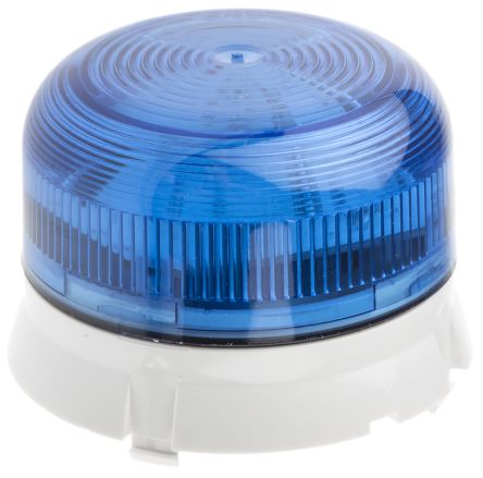 Klaxon Flashguard Xenon 系列 蓝色灯罩 氙 闪光 信号灯塔 QBS-0005, 110 V 交流, 表面安装
Klaxon Flashguard Xenon 系列 蓝色灯罩 氙 闪光 信号灯塔 QBS-0005, 110 V 交流, 表面安装