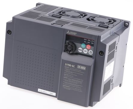 Mitsubishi FR-D740 系列 IP20 5.5 kW 变频器驱动, 0.2 → 400Hz, 12 A, 380 → 480 V 交流
		