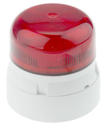 Klaxon Flashguard Xenon 系列 红色灯罩 氙 闪光 信号灯塔 QBS-0002, 110 V 交流, 表面安装
Klaxon Flashguard Xenon 系列 红色灯罩 氙 闪光 信号灯塔 QBS-0002, 110 V 交流, 表面安装