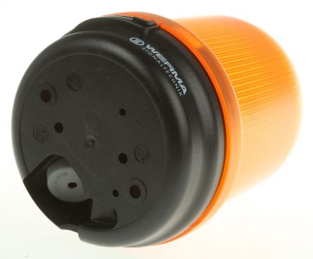 Werma 828 系列 黄色灯罩 氙 闪光 信号灯塔 82830068, 230 V 交流, 表面安装
		