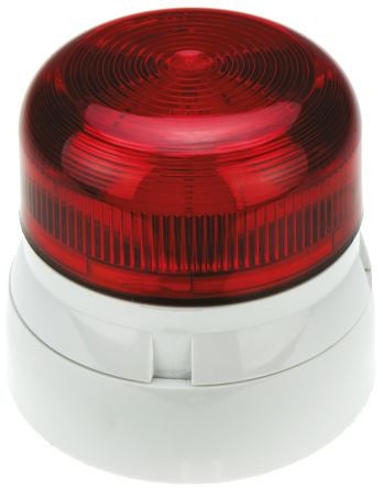 Klaxon Flashguard Xenon 系列 红色灯罩 氙 闪光 信号灯塔 QBS-0017, 230 V 交流, 表面安装
Klaxon Flashguard Xenon 系列 红色灯罩 氙 闪光 信号灯塔 QBS-0017, 230 V 交流, 表面安装