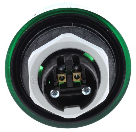 Werma 815 系列 绿色灯罩 白炽, 稳定灯光 信号灯塔 81520000, 12 → 240 V 交流/直流, 面板安装
		