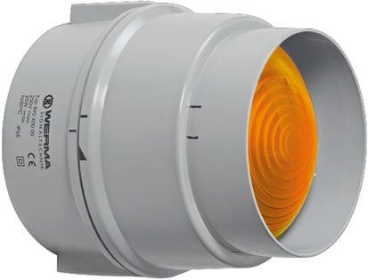 Werma 890 系列 琥珀色灯罩 白炽, 稳定灯光 信号灯塔 890 310 00, 12 → 240 V 交流/直流, 底座安装
Werma 890 系列 琥珀色灯罩 白炽, 稳定灯光 信号灯塔 890 310 00, 12 → 240 V 交流/直流, 底座安装