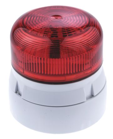Klaxon Flashguard Xenon 系列 红色灯罩 LED, 稳定灯光 信号灯塔 QBS-0060, 11 → 35 V 直流, 表面安装
Klaxon Flashguard Xenon 系列 红色灯罩 LED, 稳定灯光 信号灯塔 QBS-0060, 11 → 35 V 直流, 表面安装