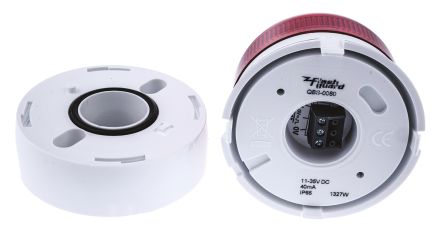 Klaxon Flashguard Xenon 系列 红色灯罩 LED, 稳定灯光 信号灯塔 QBS-0060, 11 → 35 V 直流, 表面安装
Klaxon Flashguard Xenon 系列 红色灯罩 LED, 稳定灯光 信号灯塔 QBS-0060, 11 → 35 V 直流, 表面安装