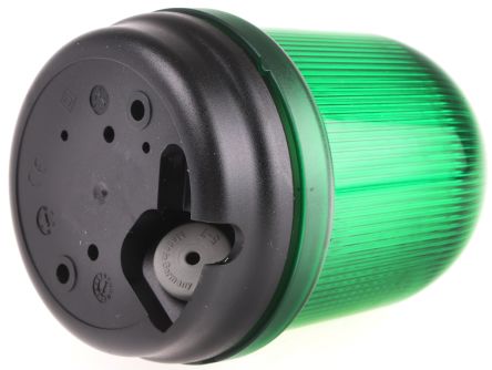 Werma 826 系列 绿色灯罩 白炽, 稳定灯光 信号灯塔 82620000, 12 → 240 V 交流/直流, 表面安装
		
