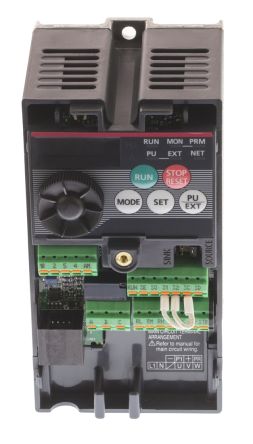 Mitsubishi FR-D720S 系列 IP20 0.2 kW 变频器驱动, 0.2 → 400Hz, 1.4 A, 200 → 240 V 交流
Mitsubishi FR-D720S 系列 IP20 0.2 kW 变频器驱动, 0.2 → 400Hz, 1.4 A, 200 → 240 V 交流