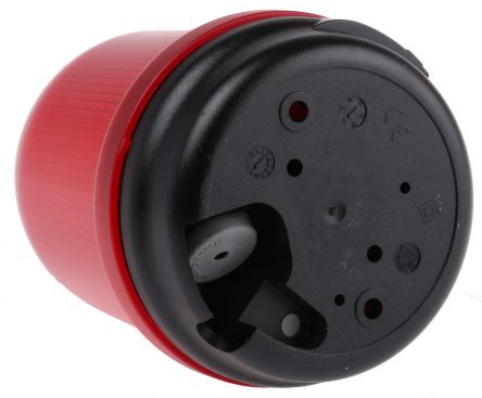 Werma 828 系列 红色灯罩 氙 闪光 信号灯塔 82810068, 230 V 交流, 表面安装
		