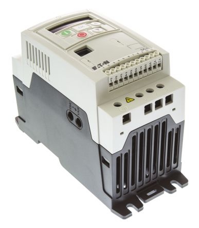 Eaton PowerXL DC1 系列 IP20 0.37 kW 变频器驱动, 0 → 500Hz, 2.3 A, 230 V 交流
Eaton PowerXL DC1 系列 IP20 0.37 kW 变频器驱动, 0 → 500Hz, 2.3 A, 230 V 交流