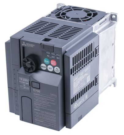 Mitsubishi FR-E720S 系列 IP20 1.5 kW 变频器驱动, 0.2 → 400Hz, 8 A, 200 → 240 V 交流
Mitsubishi FR-E720S 系列 IP20 1.5 kW 变频器驱动, 0.2 → 400Hz, 8 A, 200 → 240 V 交流