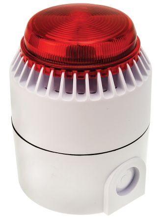 Fulleon Flashni 系列 红色灯罩 闪光 氙 发声器 - 信号灯塔组合, 电子发声, 表面安装, 18 → 24 V 直流, 101dB
Fulleon Flashni 系列 红色灯罩 闪光 氙 发声器 - 信号灯塔组合, 电子发声, 表面安装, 18 → 24 V 直流, 101dB