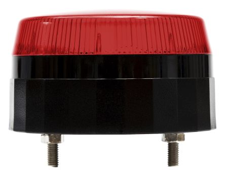 RS Pro LLP 系列 红色灯罩 LED 闪光 LED 信号灯塔, 110 → 230 V 交流, 螺钉安装
		