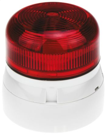 Klaxon Flashguard Xenon 系列 红色灯罩 LED 闪光 信号灯塔 QBS-0027, 230 V 交流, 表面安装
Klaxon Flashguard Xenon 系列 红色灯罩 LED 闪光 信号灯塔 QBS-0027, 230 V 交流, 表面安装