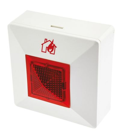 Fulleon 红色灯罩 LED 信号灯塔 - 蜂鸣器组合, 蜂鸣器发声, 5 → 30 V 直流, 75dB
		