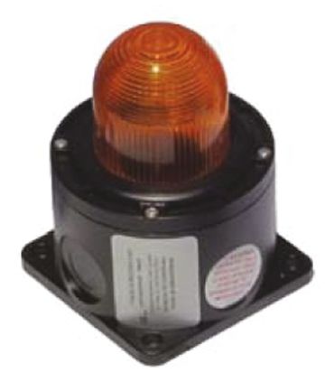 Moflash X 450 系列 琥珀色灯罩 氙 闪光 信号灯塔 X450-18-01, 12 → 48 V 直流, 壁挂式
		