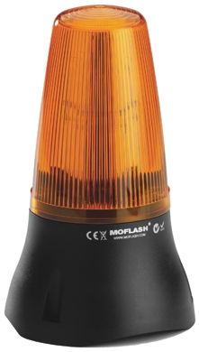 Moflash LEDD 125 系列 琥珀色灯罩 LED, 稳定灯光 信号灯塔 LEDD125-04-01, 230 V 交流, 表面安装
		