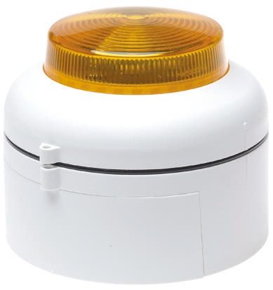Cranford Controls VXB 系列 琥珀色灯罩 LED 闪光 信号灯塔 VXB-DB-WB/AL, 20 → 35 V 直流, 表面安装
		