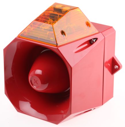 Fulleon Asserta Midi 系列 琥珀色灯罩 闪光 LED 发声器 - 信号灯塔组合, 电子发声, 表面安装, 230 V 交流, 112dB
Fulleon Asserta Midi 系列 琥珀色灯罩 闪光 LED 发声器 - 信号灯塔组合, 电子发声, 表面安装, 230 V 交流, 112dB