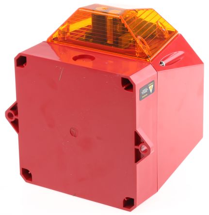 Fulleon Asserta Midi 系列 琥珀色灯罩 闪光 LED 发声器 - 信号灯塔组合, 电子发声, 表面安装, 230 V 交流, 112dB
Fulleon Asserta Midi 系列 琥珀色灯罩 闪光 LED 发声器 - 信号灯塔组合, 电子发声, 表面安装, 230 V 交流, 112dB