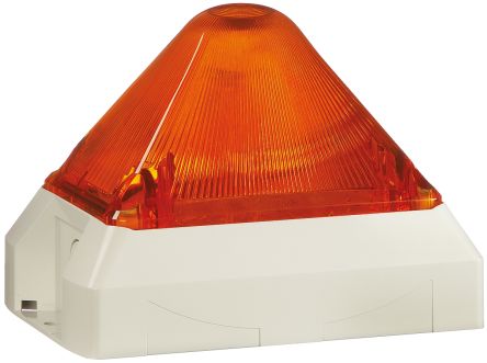 Pfannenberg PY X-M-10 系列 琥珀色灯罩 氙 闪光 信号灯塔 21551814055, 24 V 交流/直流, 面板安装
		