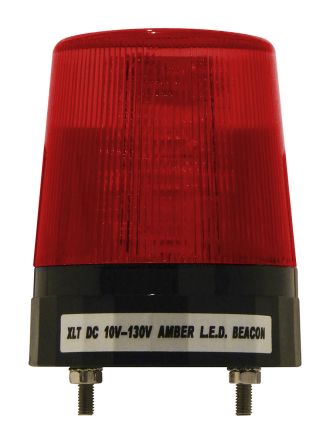 RS Pro LLT 系列 红色灯罩 LED 闪光 LED 信号灯塔, 110 → 230 V 交流, 螺钉安装
		