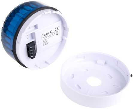 Fulleon Solex 系列 蓝色灯罩 氙 闪光 信号灯塔 SO/B/SW/10C, 9 → 60 V 直流, 表面安装
Fulleon Solex 系列 蓝色灯罩 氙 闪光 信号灯塔 SO/B/SW/10C, 9 → 60 V 直流, 表面安装
