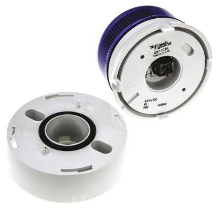 Klaxon Flashguard Xenon 系列 蓝色灯罩 氙 闪光 信号灯塔 QBS-0056, 12 V 直流,24 V 直流, 表面安装
Klaxon Flashguard Xenon 系列 蓝色灯罩 氙 闪光 信号灯塔 QBS-0056, 12 V 直流,24 V 直流, 表面安装