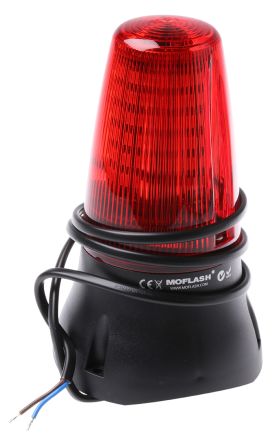 Moflash LEDD 125 系列 红色灯罩 LED, 稳定灯光 信号灯塔 LEDD125-04-02, 230 V 交流, 表面安装
Moflash LEDD 125 系列 红色灯罩 LED, 稳定灯光 信号灯塔 LEDD125-04-02, 230 V 交流, 表面安装